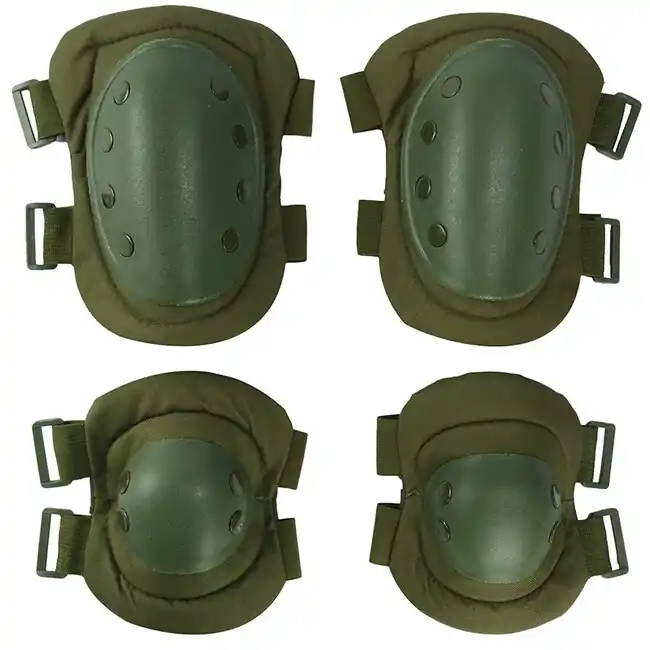 Cenově Výhodný Taktické chrániče kolen a loktů Dragowa Tactical, zelené