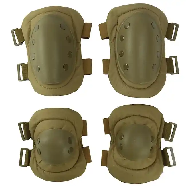 Taktické chrániče kolen a loktů Dragowa Tactical, barva khaki Levný