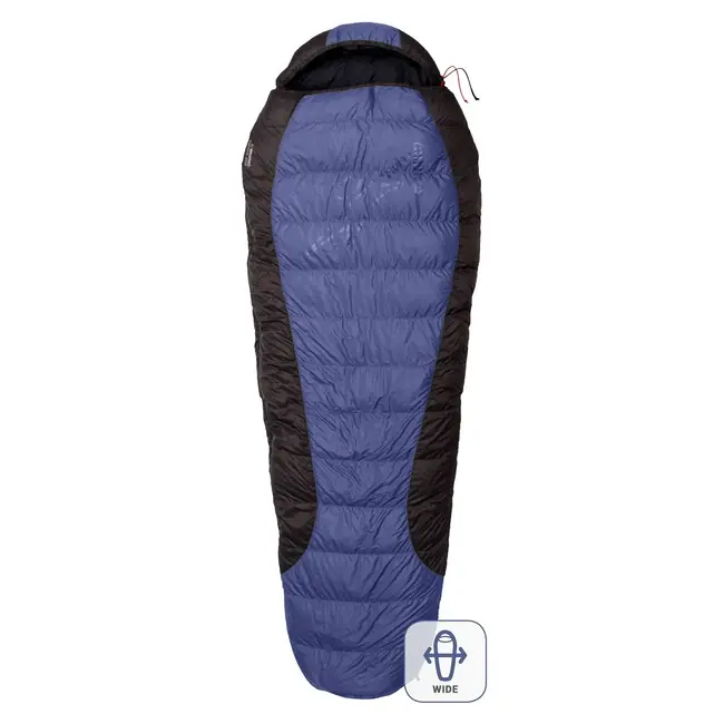 Warmpeace Spací pytel VIKING 600 170 cm WIDE R, shadow blue/grey/black Autentický