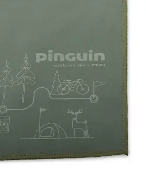 Ručník Pinguin Micro Map 60 x 120 cm, šedý Víkendová Akce