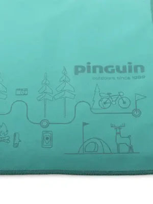 Zlevněný Ručník Pinguin Micro Map 40 x 80 cm, Petrol