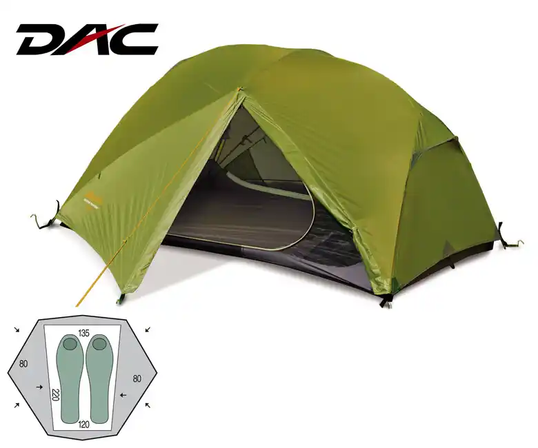 Rychlé Dodání Pinguin stan Aero 2, Green DAC