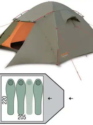 Vrácení Zdarma Pinguin Taifun 3, Khaki