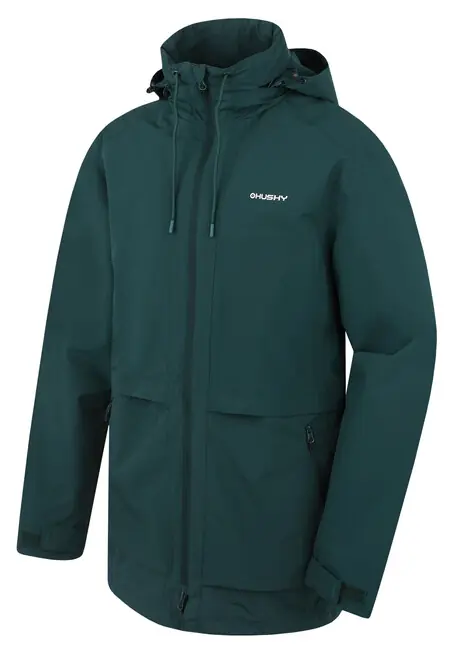 Pouze Dnes HUSKY pánský hardshell kabát Nevr M, tmavě zelený