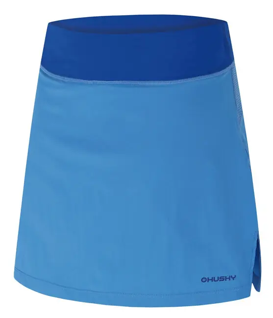 HUSKY dámská funkční sukně s kraťasy Flamy L, modrá Výprodej