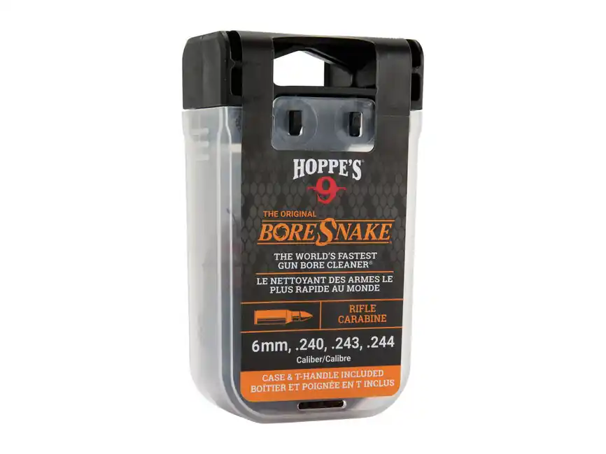 Čistící řada Hoppe‘s BoreSnake Den Rifle cal. 6mm/.240/.243/.244 Zlevněný