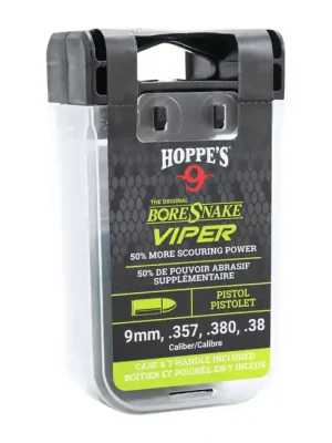 Top Prodej Čistící řada Hoppe‘s BoreSnake Viper s Den Pistol cal. 9mm/.357/.380/.38