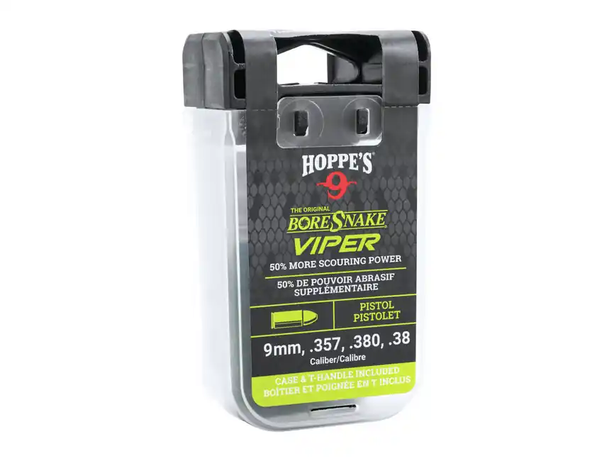 Top Prodej Čistící řada Hoppe‘s BoreSnake Viper s Den Pistol cal. 9mm/.357/.380/.38