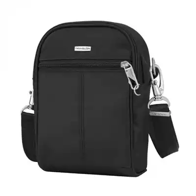 Taška přes rameno Travelon Anti-Theft Black Classic Tour Bag Značkový