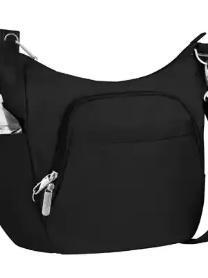 Dokud Zásoby Vydrží Taška přes rameno Travelon Anti-theft Black Crossbody Classic Lady