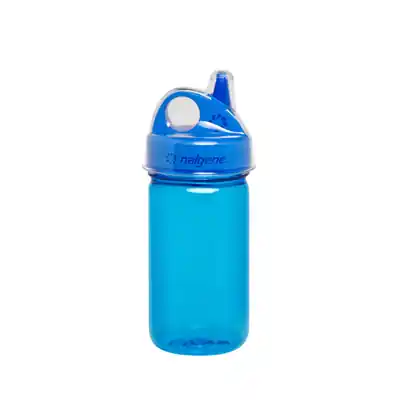 Dětská láhev na vodu Nalgene Grip-n-Gulp Sustain 0,35 l modrá Značkový