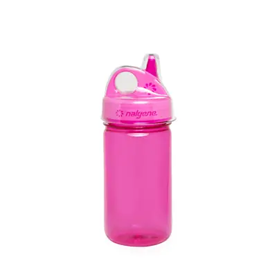 Dětská láhev na vodu Nalgene Grip-n-Gulp Sustain 0,35 l růžová Bezpečná Platba
