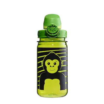 Dětská láhev na vodu Nalgene Grip-n-Gulp Sustain 0,35 l zelená opice Zlevněný