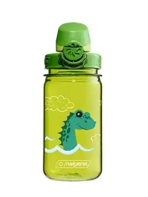 Dětská láhev na vodu Nalgene Grip-n-Gulp Sustain 0,35 l zelená nessie Aktuální