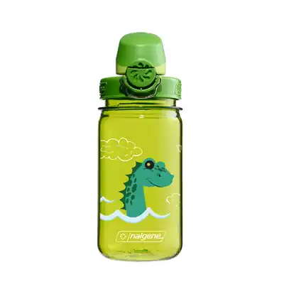 Dětská láhev na vodu Nalgene Grip-n-Gulp Sustain 0,35 l zelená nessie Aktuální