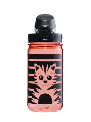 Dětská láhev na vodu Nalgene Grip-n-Gulp Sustain 0,35 l oranžová tygrovaná Levný