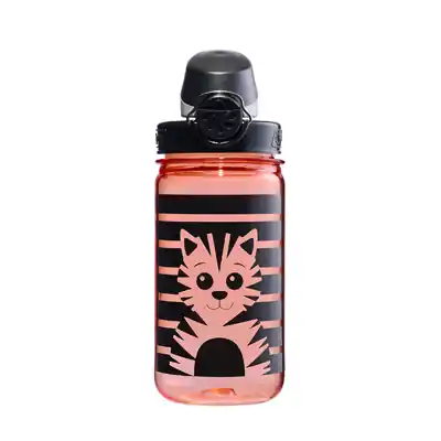 Dětská láhev na vodu Nalgene Grip-n-Gulp Sustain 0,35 l oranžová tygrovaná Levný