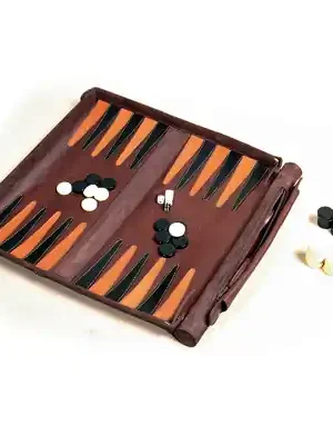 Autentický Hra Packgammon od společnosti Leathersafe