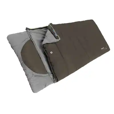 Super Cena Outwell Spací pytel Contour Supreme, káva, zip vlevo