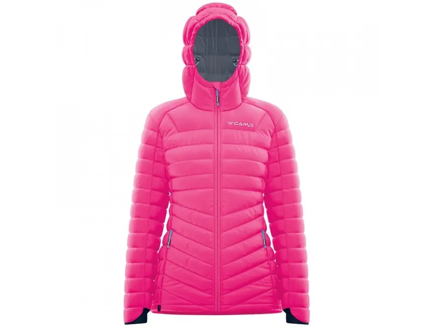 Finální Výprodej CAMP Dámská péřová bunda Protection Jacket Lady, mangenta / šedá