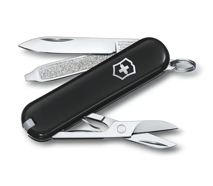 Victorinox Classic SD Colors Dark Illusion multifunkční nůž 58 mm, černá, 7 funkcí Výhodná Nabídka