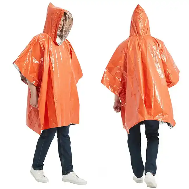 Oblíbený DRAGOWA Taktické pohotovostní pončo Foxy, oranžové