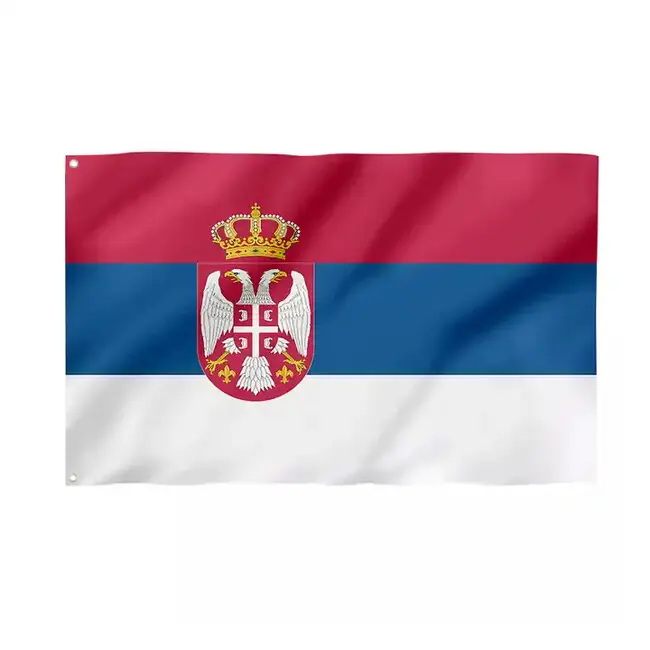 Vlajka WARAGOD Srbsko 150x90 cm Cenově Výhodný