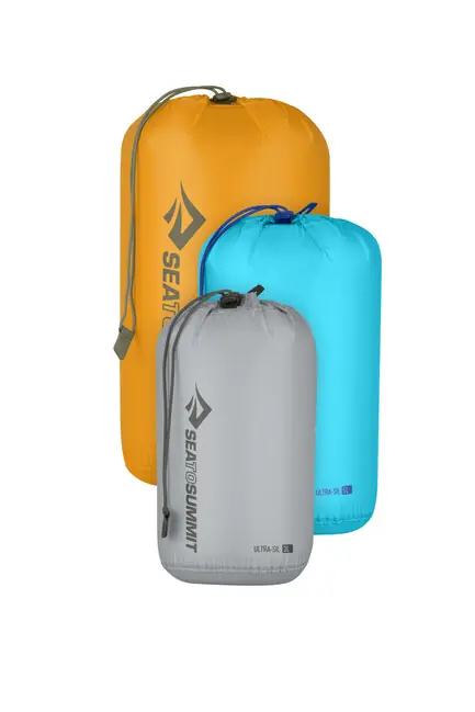 Vysoce Kvalitní SEA to Summit Sada vodotěsných vaků Ultra-Sil, 3, 5, 8 l, různobarevné provedení