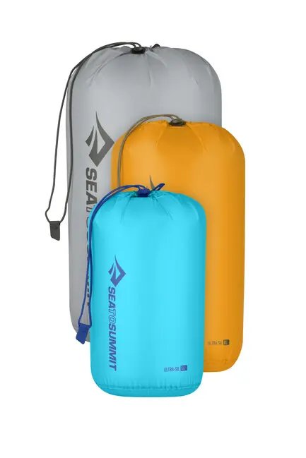 SEA to Summit Sada vodotěsných vaků Ultra-Sil, 5, 8, 13 l, vícebarevné provedení Vysoce Kvalitní
