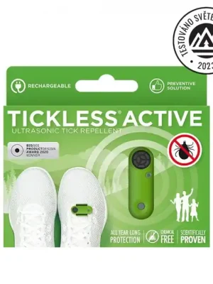 Bezklíšťový ultrazvukový odpuzovač klíšťat Active, zelený Kup Teď
