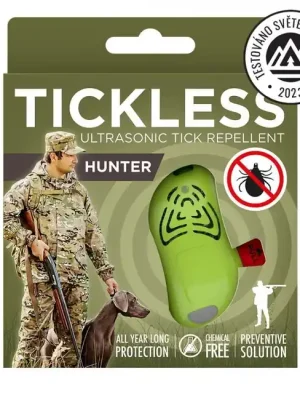 Nízká Cena Bezklíšťový ultrazvukový odpuzovač klíšťat Hunter, zelený