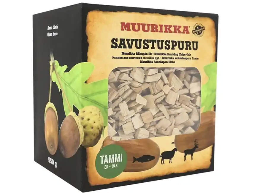 Muurikka Štěpky na uzení 550g, dub Časově Omezené