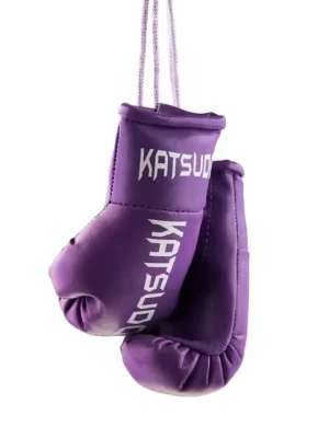 Víkendová Akce Miniaturní boxerské rukavice Katsudo, fialové