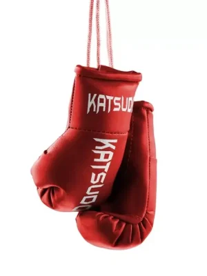 Nová Kolekce Miniaturní boxerské rukavice Katsudo, červené