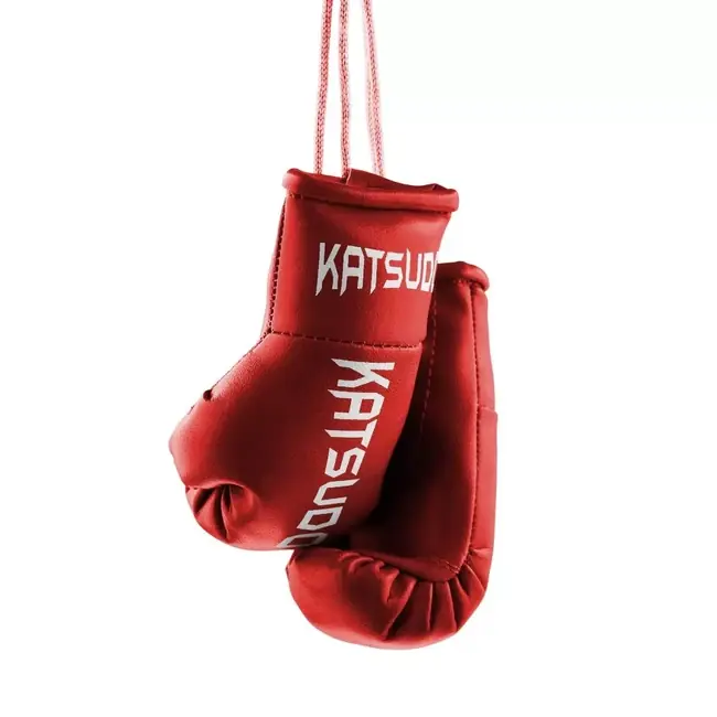Nová Kolekce Miniaturní boxerské rukavice Katsudo, červené