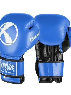 Boxerské rukavice Katsudo Champion IV, modré Nakupujte Hned