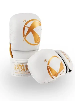 Rukavice Katsudo MMA REVENGE, bílé Nízká Cena
