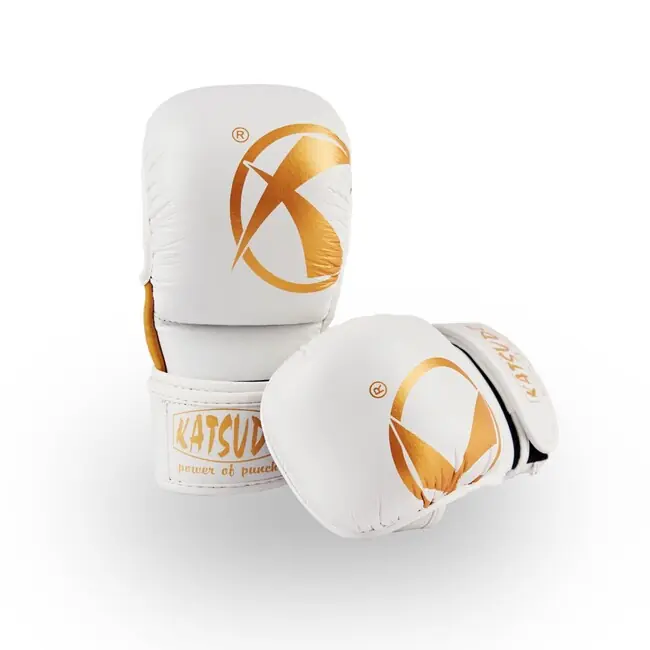 Rukavice Katsudo MMA REVENGE, bílé Nízká Cena