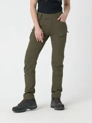 Helikon-Tex Dámské outdoorové taktické kalhoty VersaStretch, zelená tajga Výprodej