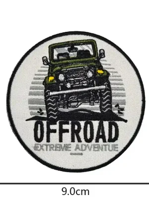 WARAGOD Vyšívaná nášivka Off Road Extreme Adventure Akce