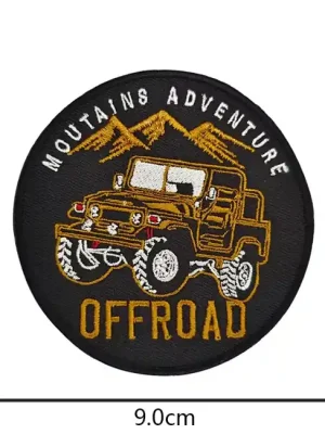 WARAGOD Vyšívaná nášivka Off Road Mountain Adventure Nejprodávanější