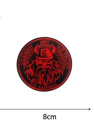 WARAGOD Vyšívaná nášivka Severní Evropa Viking 05 Dokud Zásoby Vydrží