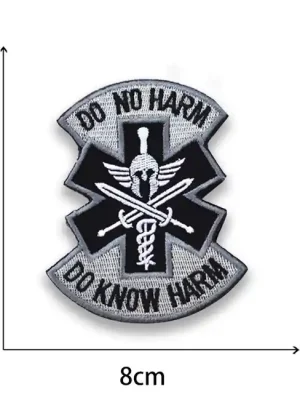 WARAGOD Vyšívaná nášivka Do No Harm The Vintage Totem Legion Symbol 05 Hit Sezóny
