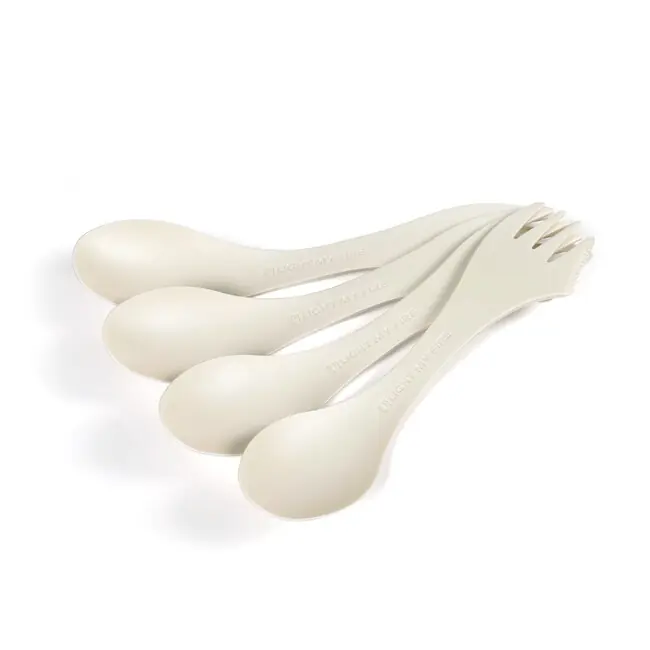 Nízká Cena LIGHT MY FIRE Spork multifunkční lžíce originál 4ks, krémová