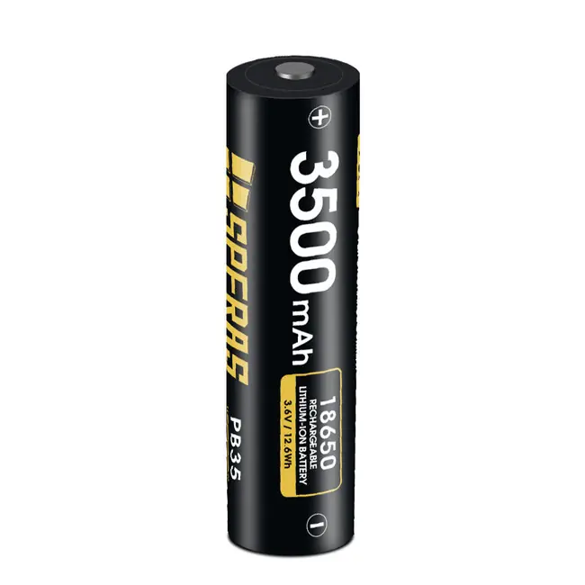 Zlevněný Speras dobíjecí lithiová baterie PB35 18650 3500mAh 10A HDC