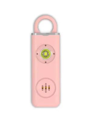 Osobní alarm W&G SHIELD SOS se světlem LED a spouštěcím tlačítkem, růžový Zlevněný
