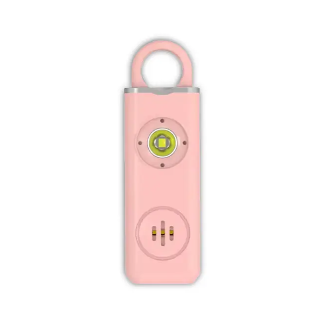 Osobní alarm W&G SHIELD SOS se světlem LED a spouštěcím tlačítkem, růžový Zlevněný