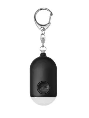 Vodotěsný osobní alarm W&G SHIELD SOS s LED světlem a spouštěcím tlačítkem, černý Speciální Cena