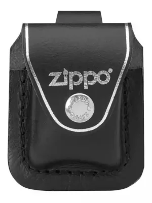 Levný Kožené pouzdro na zapalovač Zippo, černé