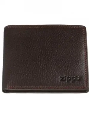 Kožená peněženka Zippo, hnědá Top Prodej